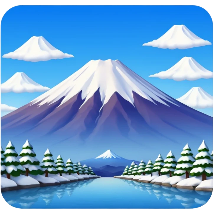 Fuji mountain emoji