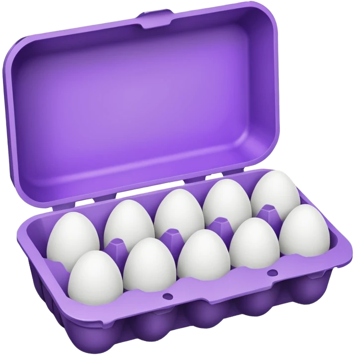 purple big egg carton emoji