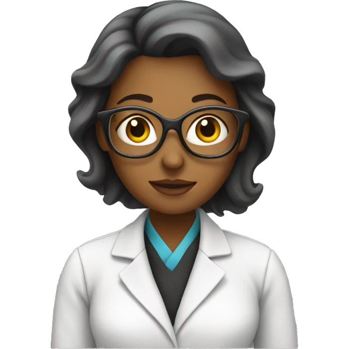 a woman doing research emoji