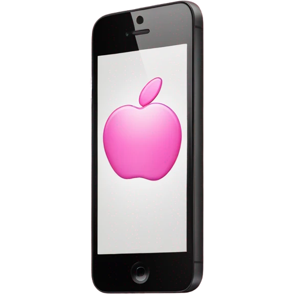 Pink iPhone  emoji