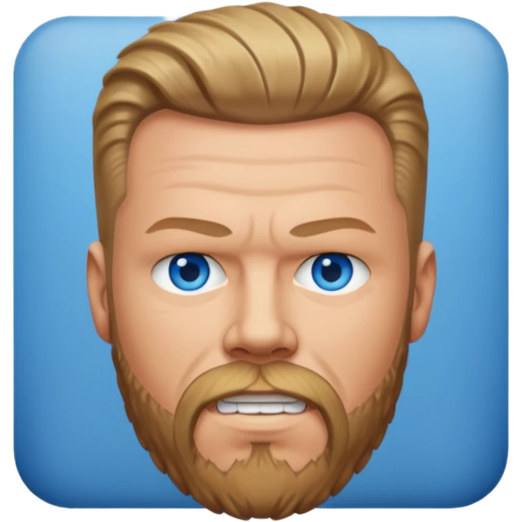 James Hetfield with blue eyes emoji