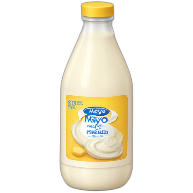 Bottle of Mayonnaise  emoji