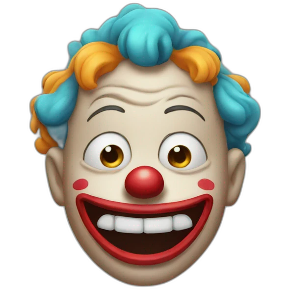 crying clown emoji