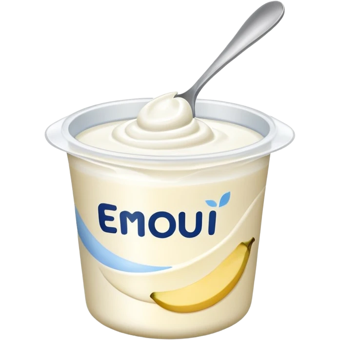 Yogurt envasado  emoji