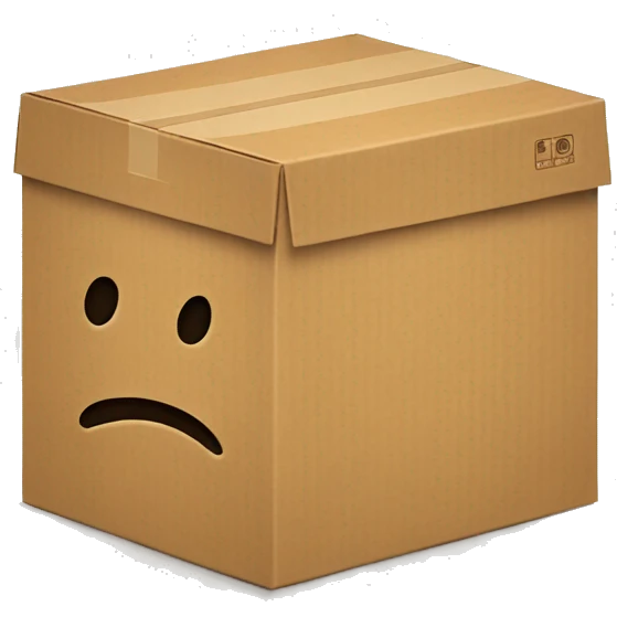 Cardboard box emoji