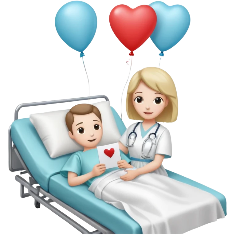 Happy wedding anniversary sick in the hospital  emoji