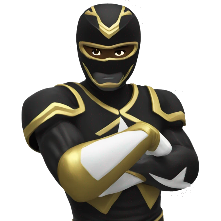 Black ranger punch emoji