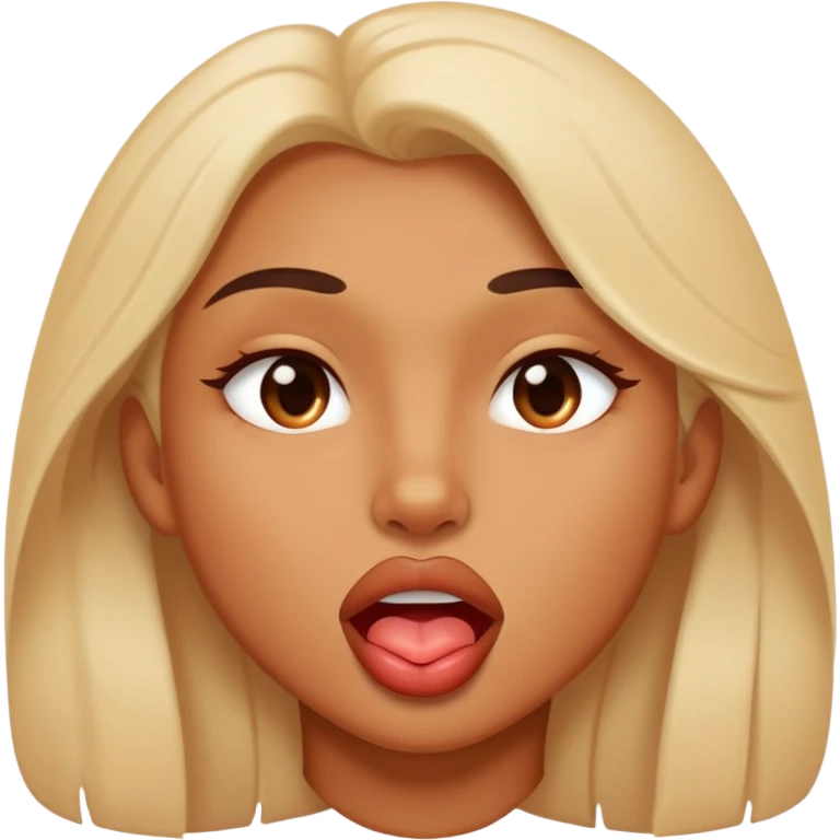sexy lip bite emoji