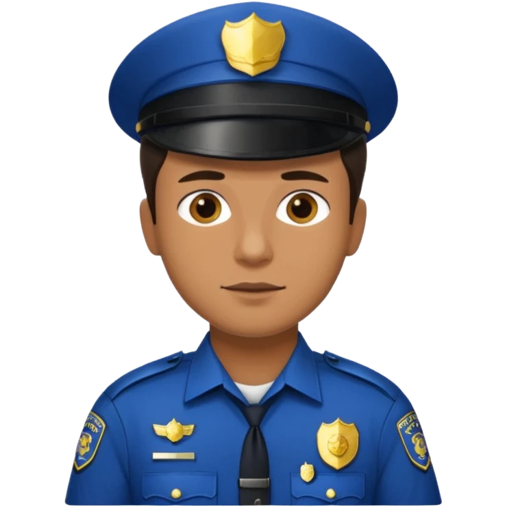 Hair police man emoji