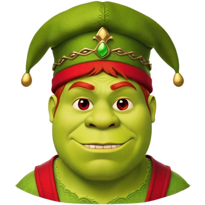 Red Shrek  emoji