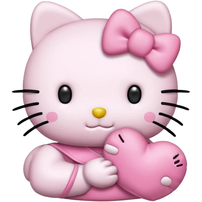 hello kitty粉色的 emoji