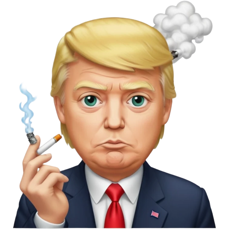 Donald trump smoking meth emoji