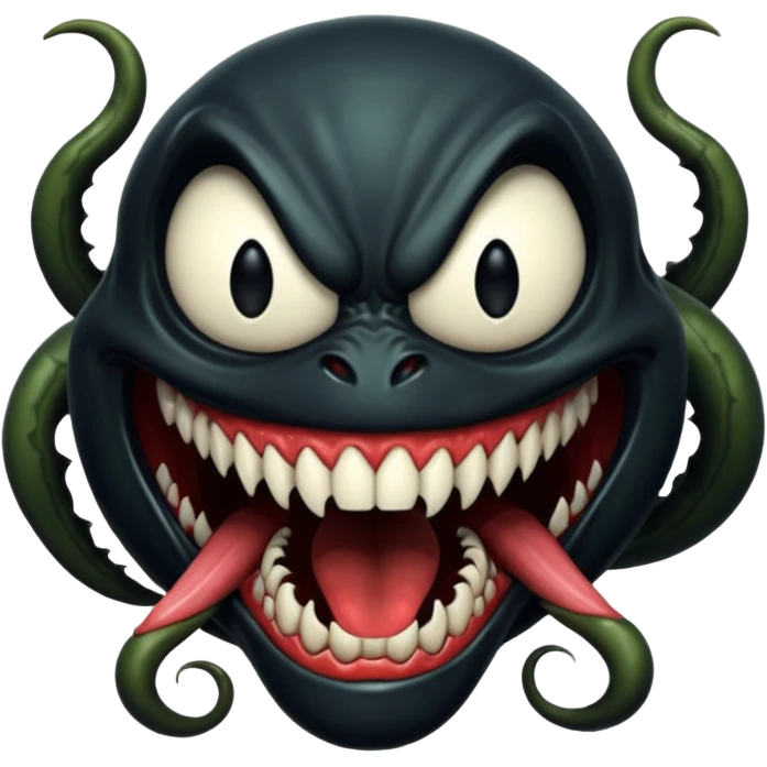Venom face emoji