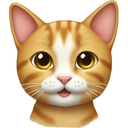 A cute cat emoji emoji