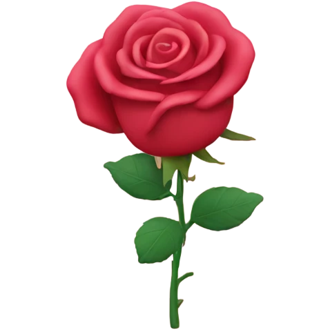 Rose toy emoji