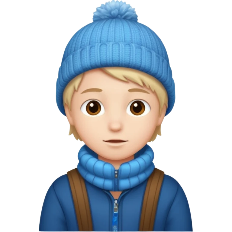 kid in winter outfit emoji