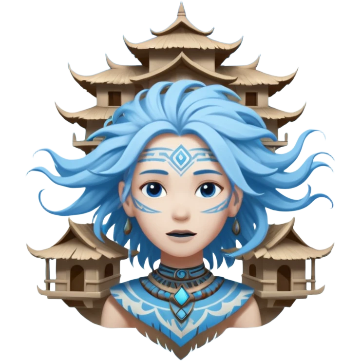 air elemental flying tribe house emoji