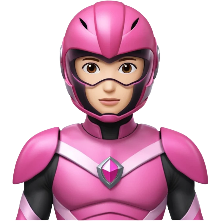 Pink power ranger emoji
