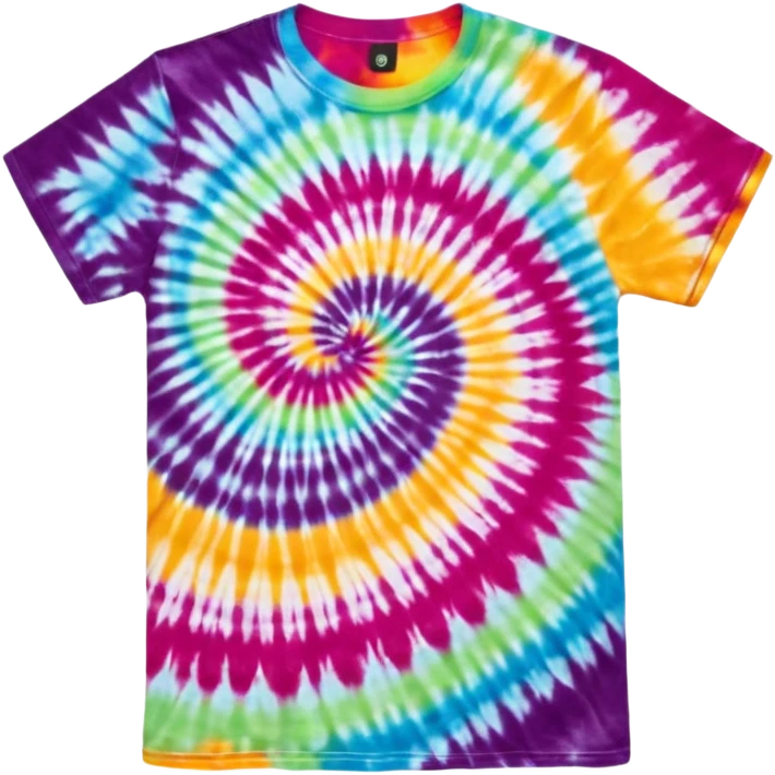 Tie dye shirt emoji