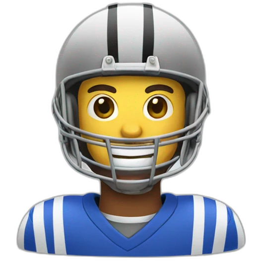 food football person emoji