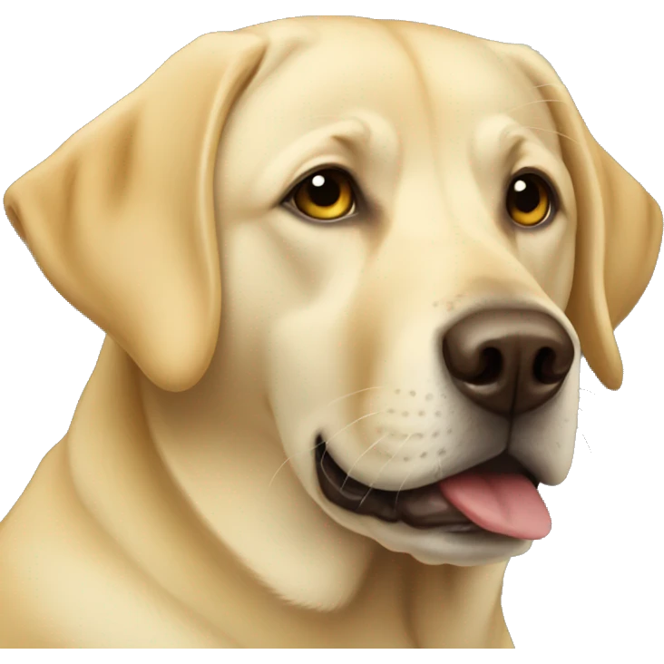 Yellow lab emoji