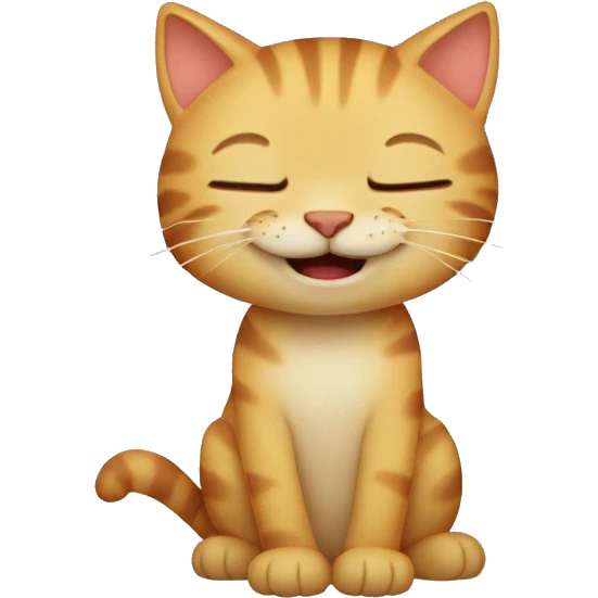 gatito riendo emoji