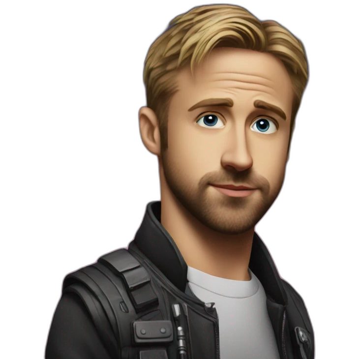 Ryan Gosling Cyberpunk emoji
