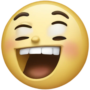 Person laughing and crying  emoji