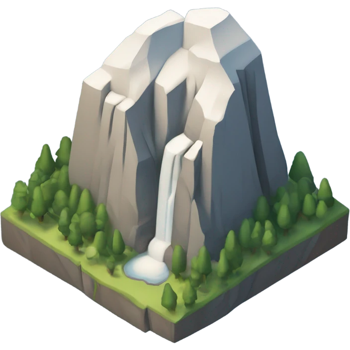 Yosemite isometric emoji