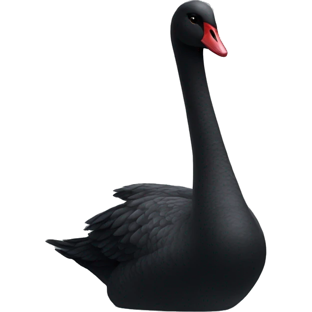 Black swan emoji