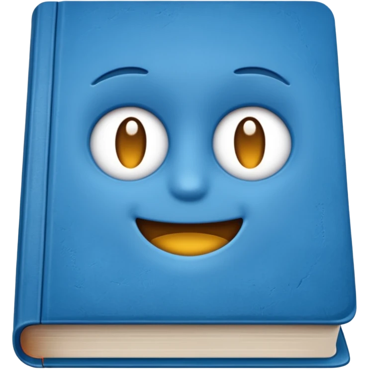 Book Blue emoji