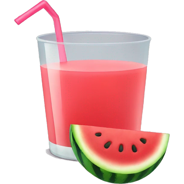 watermelon juice  emoji