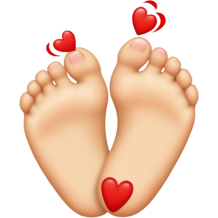 kissing face with feet emoji