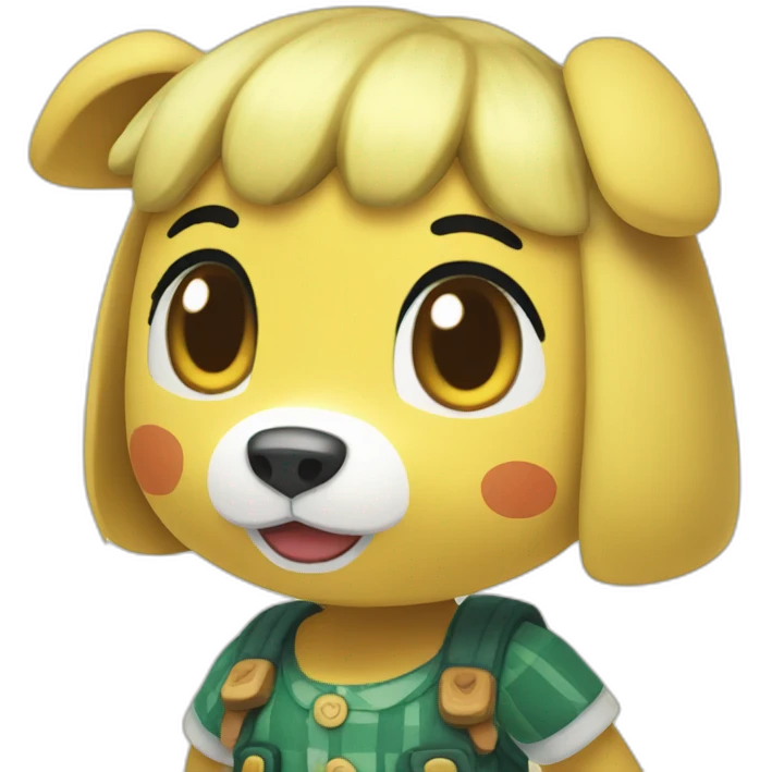 Animal crossing Isabelle emoji