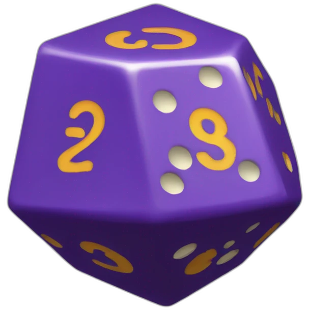 dice d20 emoji