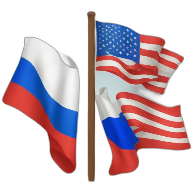 usa and russia emoji