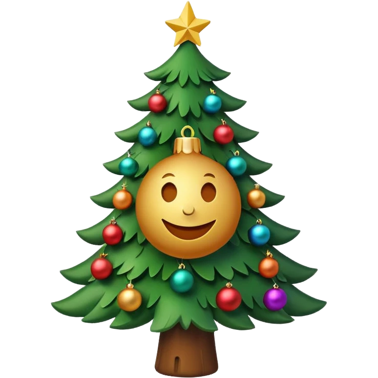 ялинка посміхається emoji