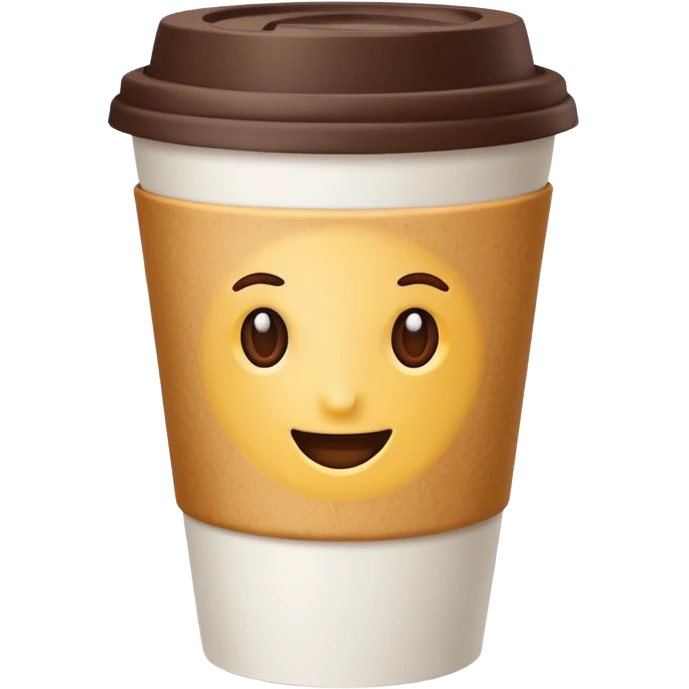 Coffee paper cup emoji