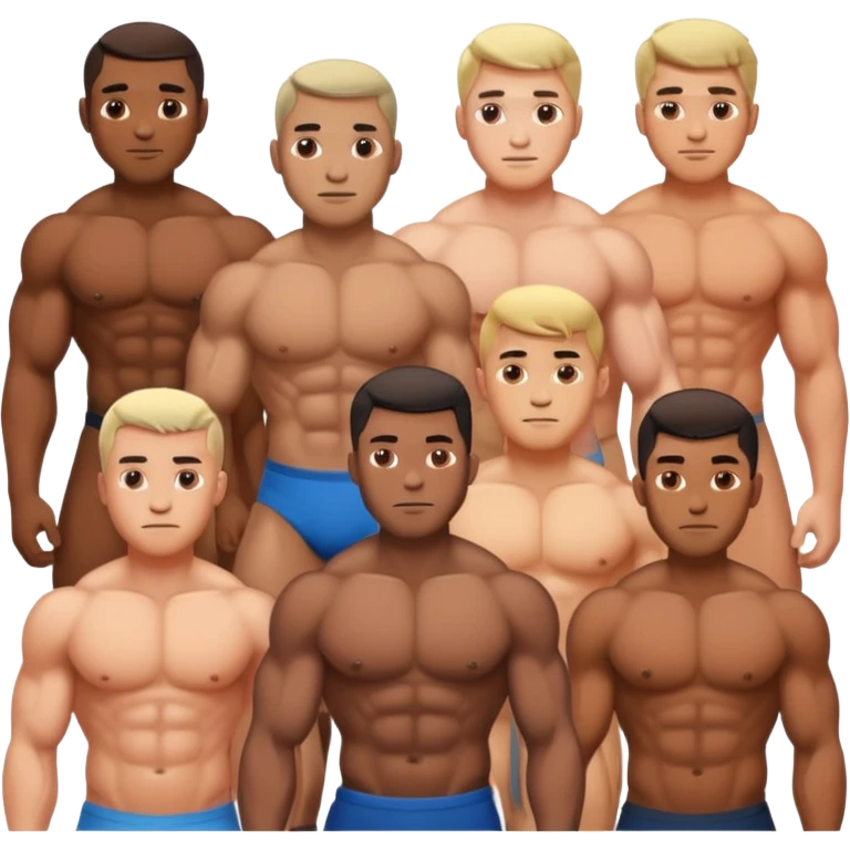 Nude men emoji