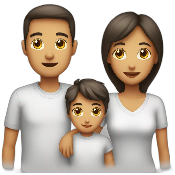 Father mother boy girl boy girl emoji