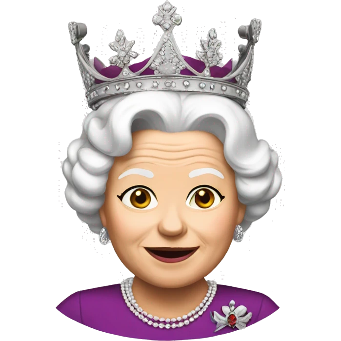 The queen  emoji