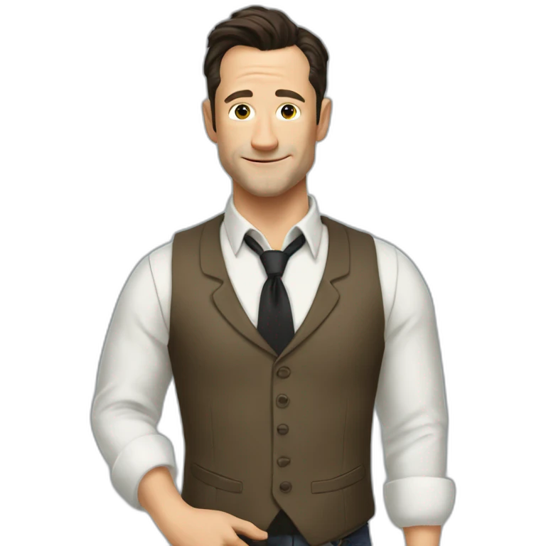 Joseph Gordon-Levitt waistcoat emoji