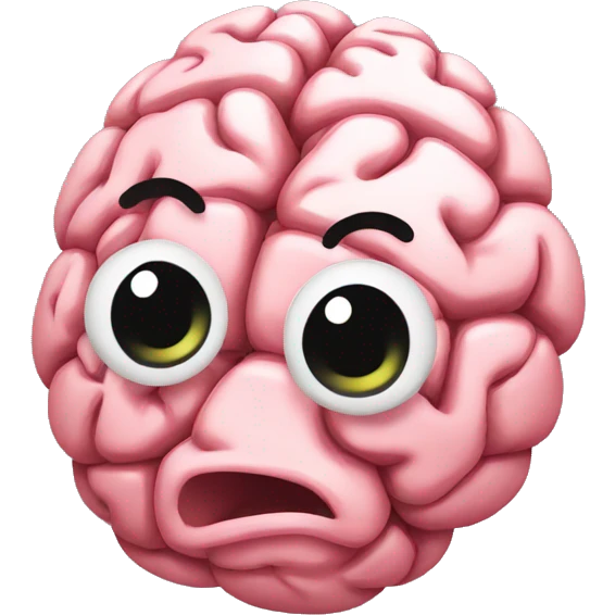 hugging brain that looks like hugging face emoji emoji