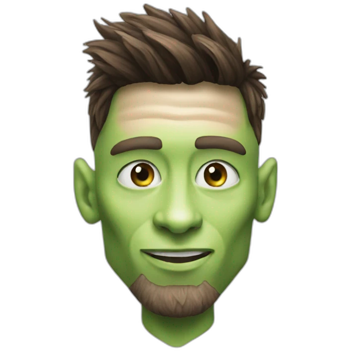 Messi alien emoji