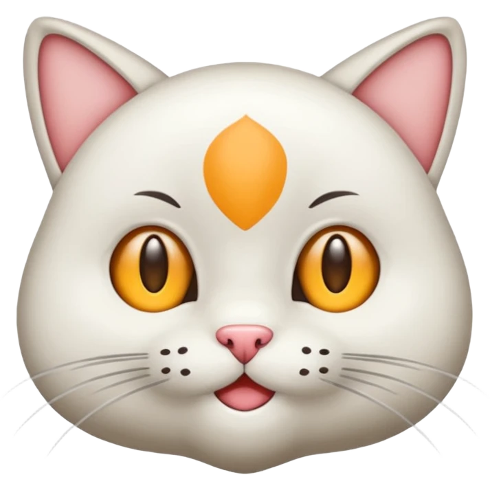Кот с сердечком emoji