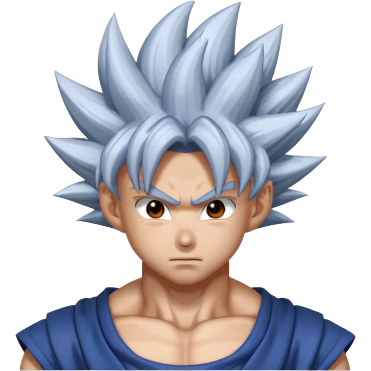 ايموجي غوكو بالغربزة فائقة يجب أن يكون شعره نفسه من في انمي emoji