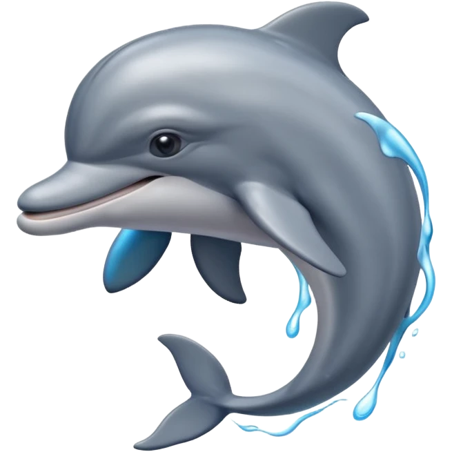 dolphin writer emoji
