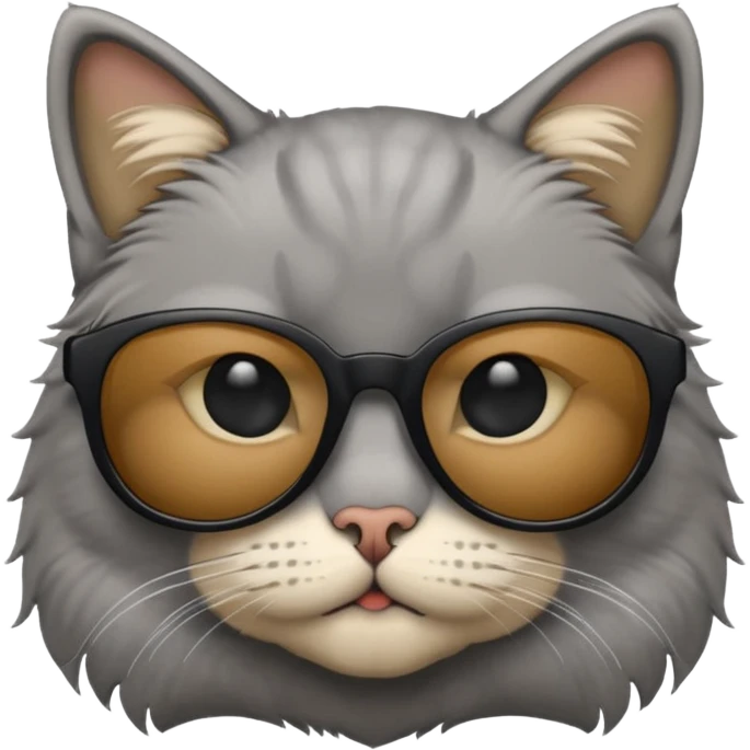 Cat wearing sunglasses emoji