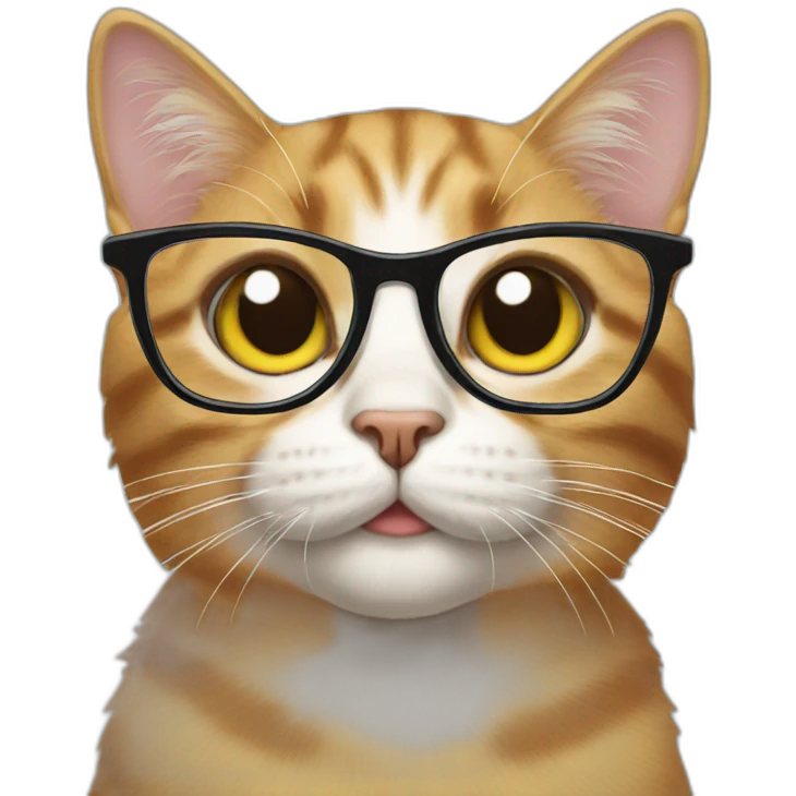 cat with glasses emoji