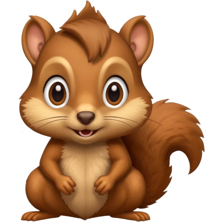 crazy squirrel  emoji